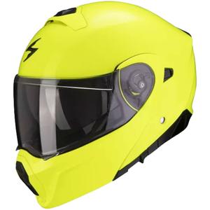 Felhajtható sisak Scorpion EXO-930 Tömör fluo sárga