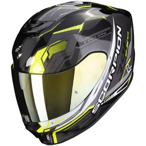 Scorpion EXO-391 Haut zárt bukósisak fekete-ezüst-neon sárga