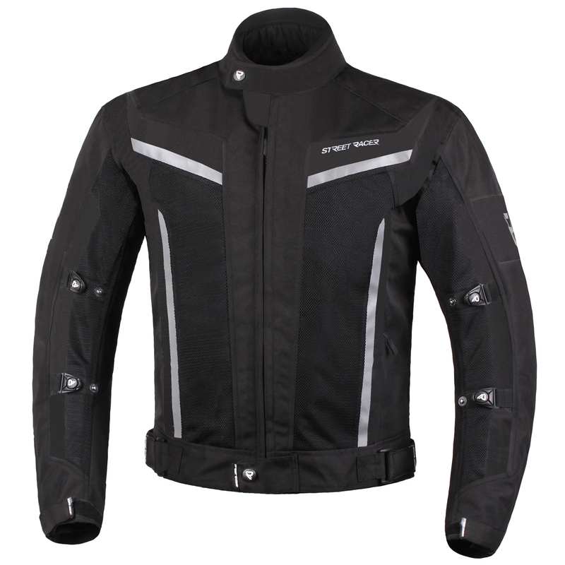 Motoros kabát Street Racer Elite fekete kiárusítás