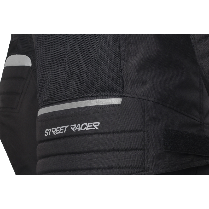 Motoros kabát Street Racer Elite fekete kiárusítás