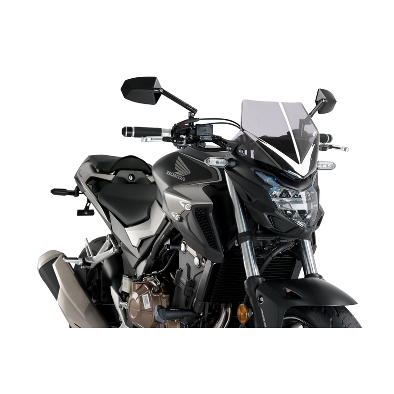 Windshield PUIG NEW GEN. SPORT smoke részére HONDA CB 500 F 2016-2024