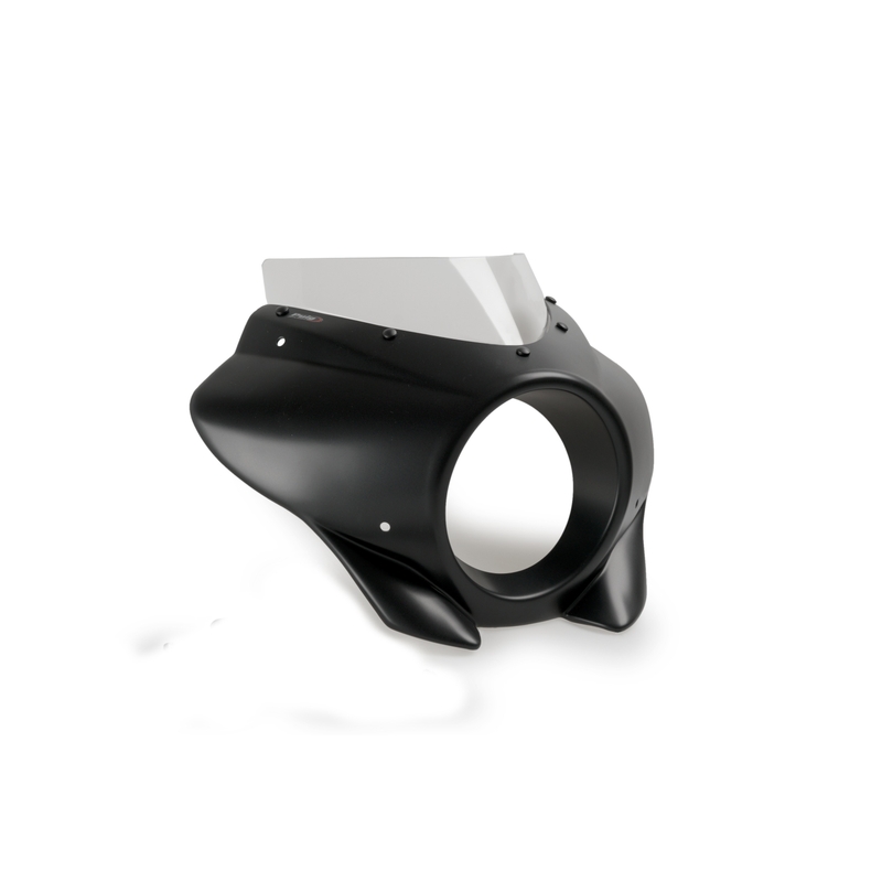 Semifairing PUIG MIRAGE SPORT áttetsző matt black housing