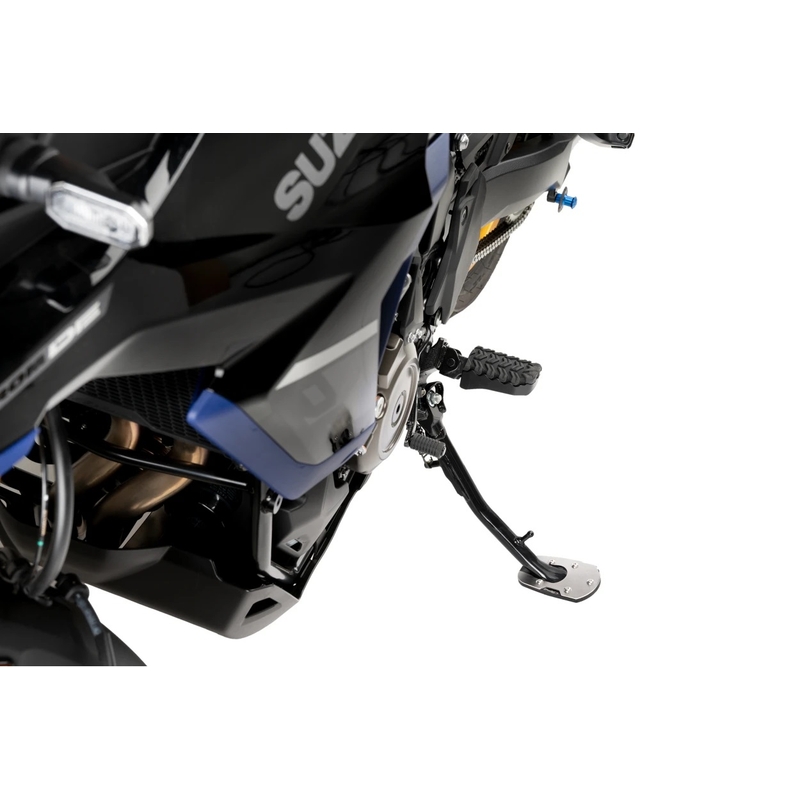 Kickstand extension PUIG fekete with standard suspension