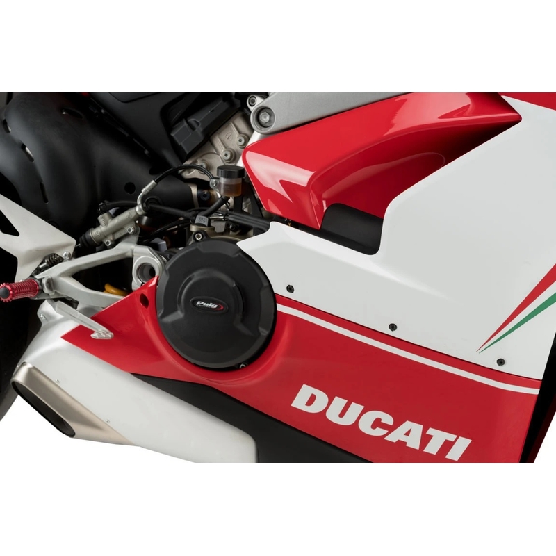 Engine covers PUIG Track for Championship fekete included 2 covers