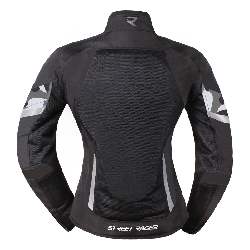 Női motoros kabát Street Racer Elite fekete kiárusítás