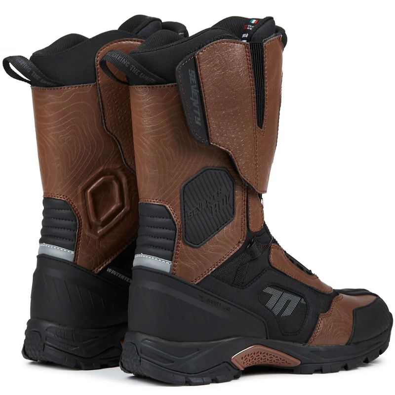 SEVENTY DEGREES SD-BA6 Stelvio High motoros csizma barna