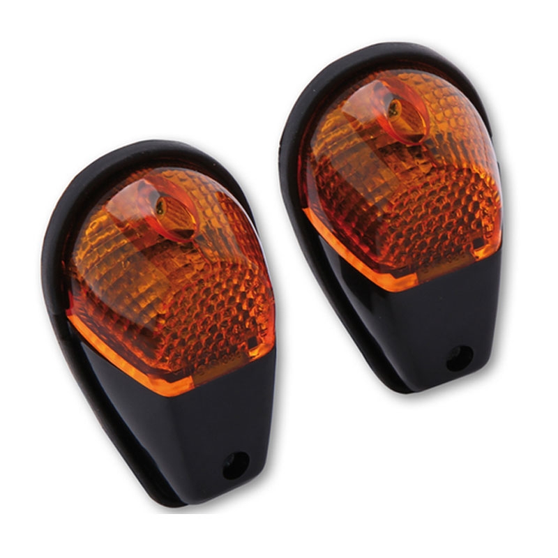 Highsider Smart 12V/21W irányjelző motorra fekete-narancssárga