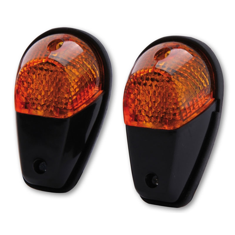 Highsider Smart 12V/21W irányjelző motorra fekete-narancssárga