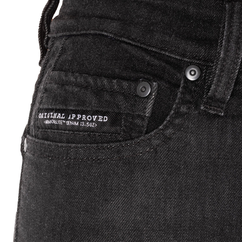 Oxford Sofia AA Slim jeans női motoros farmernadrág fekete