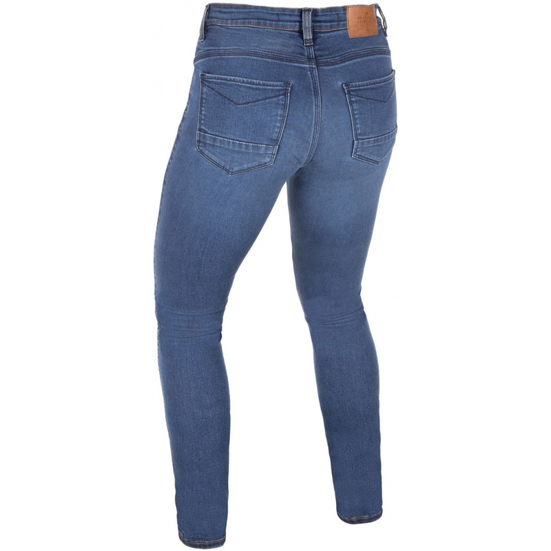 Oxford Sofia AA straight short jeans női motoros farmer kék