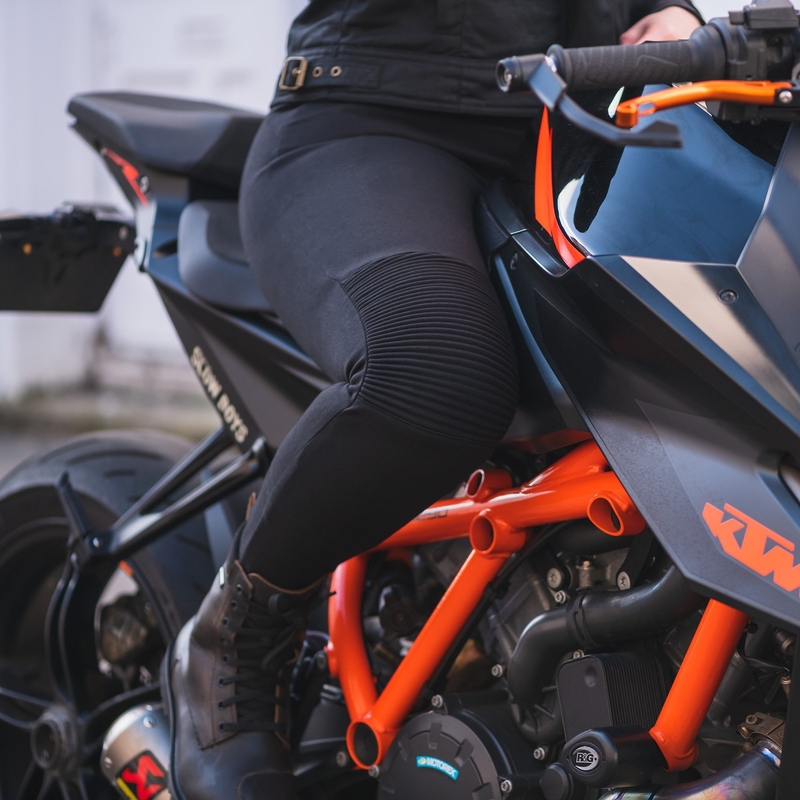 Oxford Super Moto női motoros leggings fekete