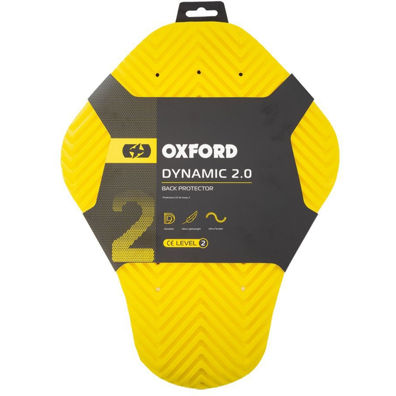 Oxford Dynamic 2.0 gerincprotektor level 2 sárga