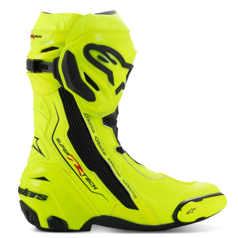 Alpinestars Supertech R motoros cipő fluo sárga-fekete