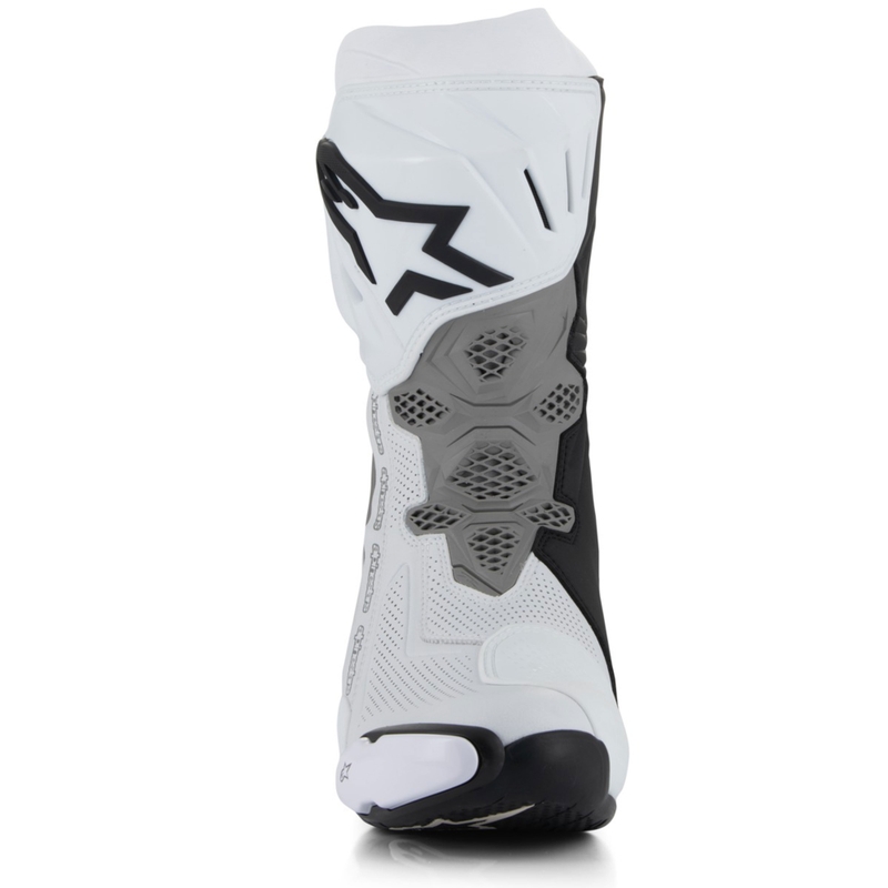 Alpinestars Supertech R Vented motoros cipő fehér-világosszürke-fekete