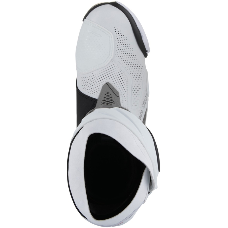 Alpinestars Supertech R Vented motoros cipő fehér-világosszürke-fekete