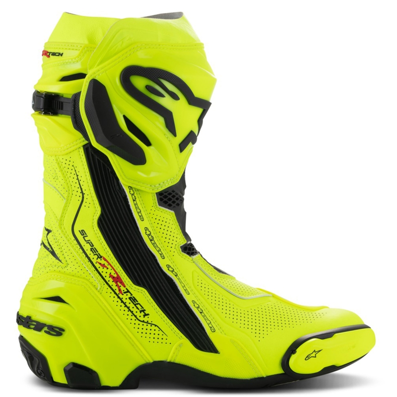 Alpinestars Supertech R Vented motoros cipő fluo sárga-fekete