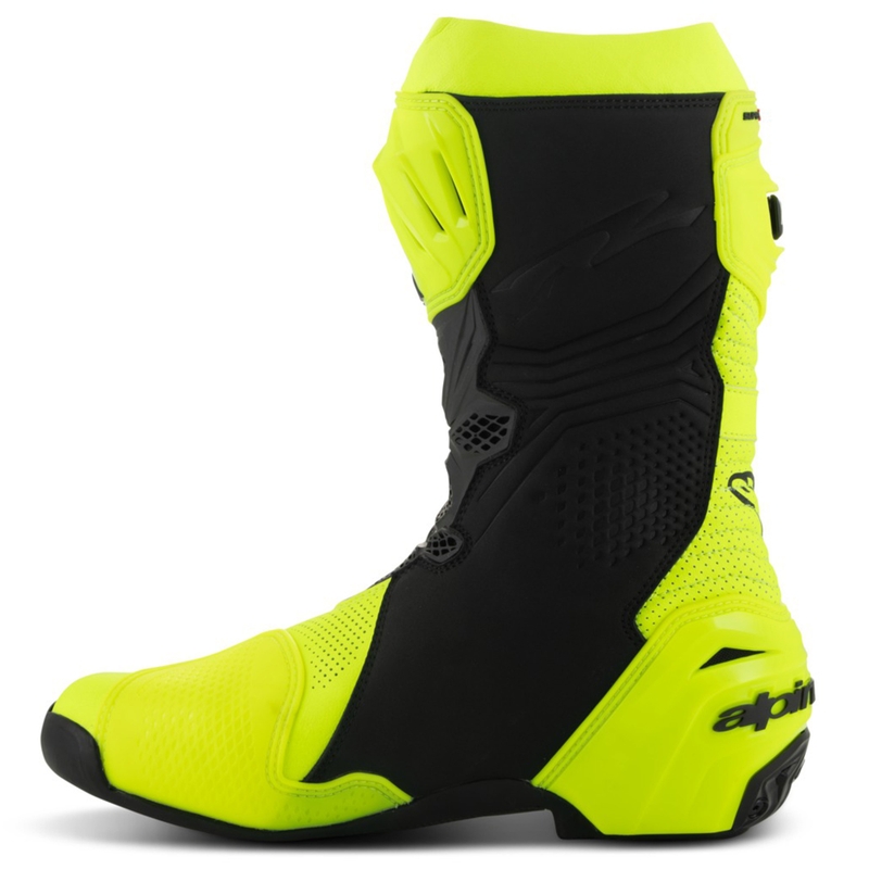 Alpinestars Supertech R Vented motoros cipő fluo sárga-fekete