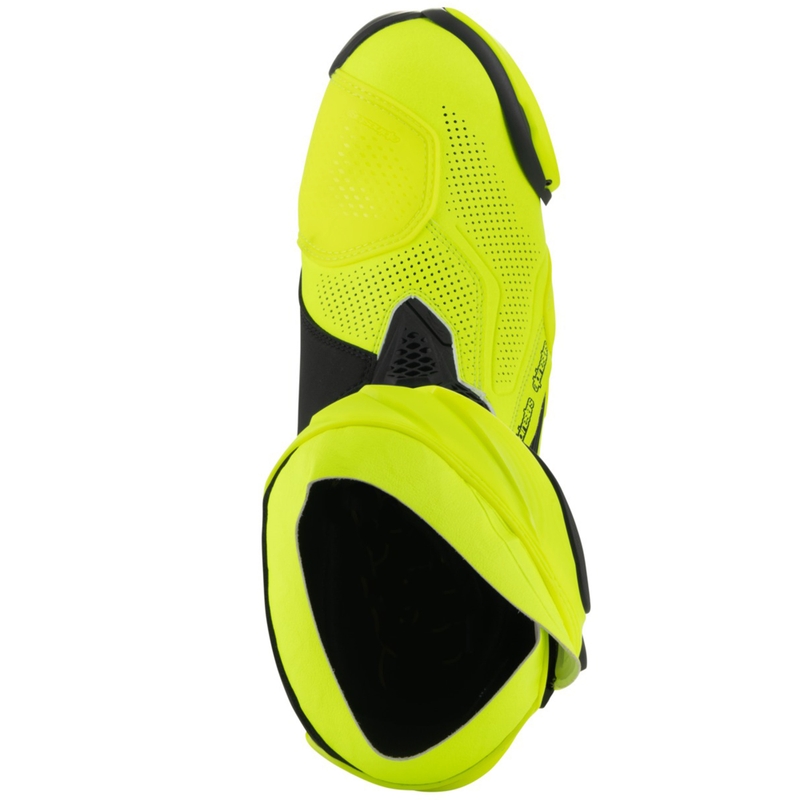 Alpinestars Supertech R Vented motoros cipő fluo sárga-fekete