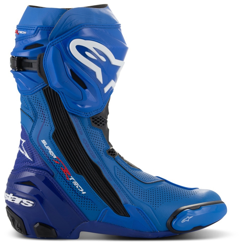 Alpinestars Supertech R Vented motoros csizma kék-fekete