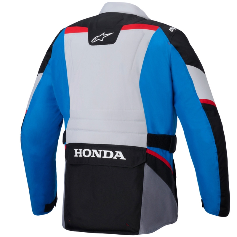 Alpinestars ST-1 Waterproof Honda kollekció motoros kabát szürke-kék-fekete-piros
