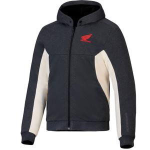 Alpinestars Chrome V3 Sport Hoodie Honda kollekció kapucnis melegítőfelső sötétszürke-krémszínű-piros