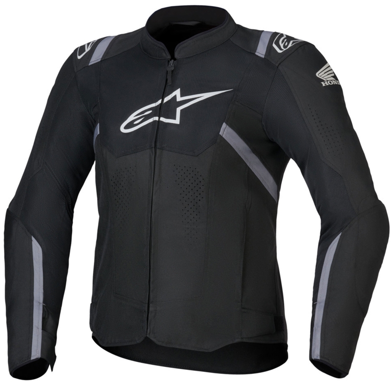 Alpinestars Stella T-SPS Air V2 Honda kollekció női motoros kabát fekete-szürke-fehér