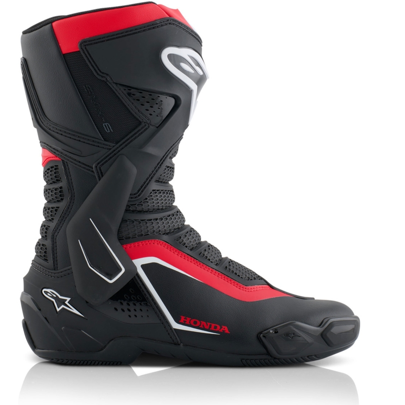 Alpinestars SMX-6 V3 Honda kollekció motoros cipő fekete-piros-fehér