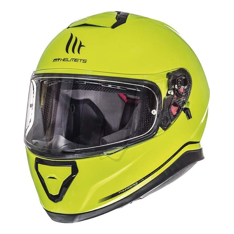Integrált motorkerékpár sisak MT Thunder 3 SV fluo sárga - II.