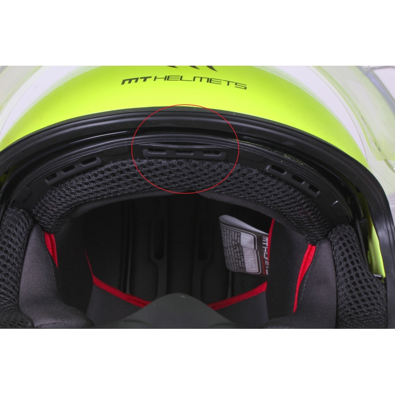 Integrált motorkerékpár sisak MT Thunder 3 SV fluo sárga - II.