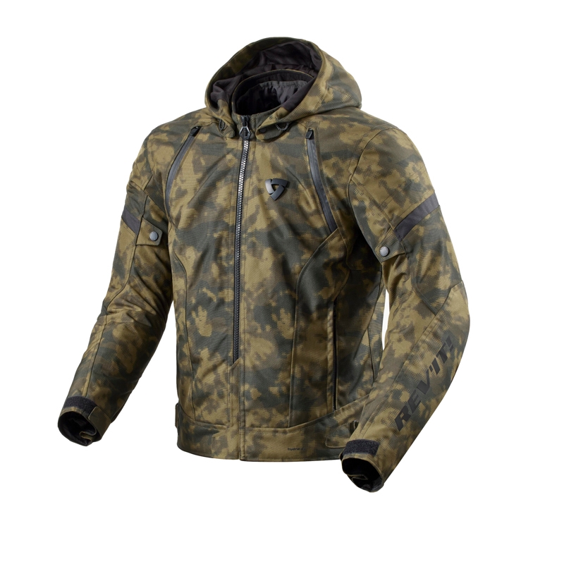 Revit Flare 3 H2O motorkerékpár kabát camo sötétzöld