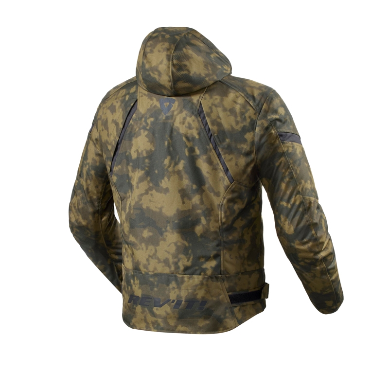 Revit Flare 3 H2O motorkerékpár kabát camo sötétzöld