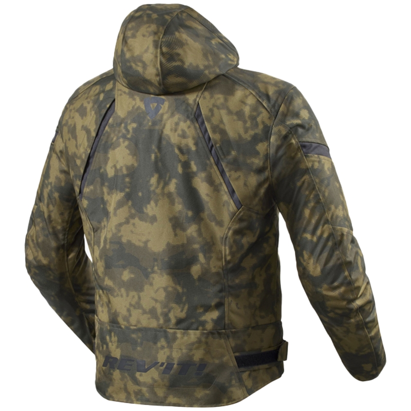 Revit Flare 3 H2O motorkerékpár kabát camo sötétzöld