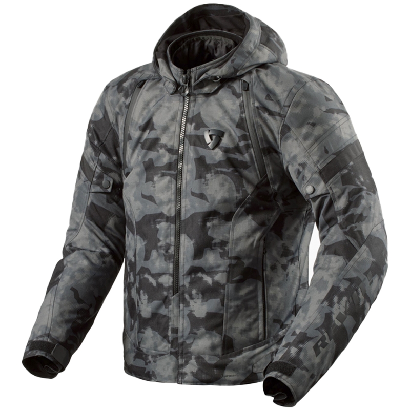 Revit Flare 3 H2O motorkerékpár kabát camo sötétszürke