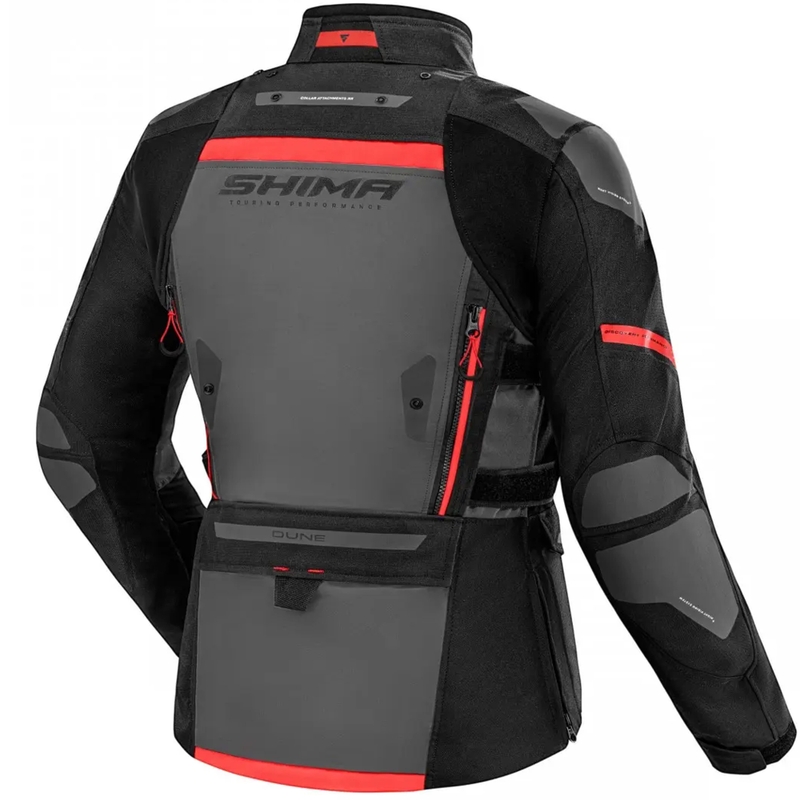 Shima Dune női motoros kabát piros