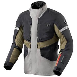 Revit Neptune 3 GTX motoros kabát fekete-zöld