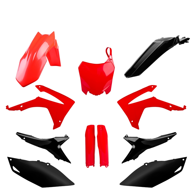 Dugattyú készlet POLISPORT red cr05/black részére HONDA CRF 450 R 2013-2016, HONDA CRF 250 R 2014-2017