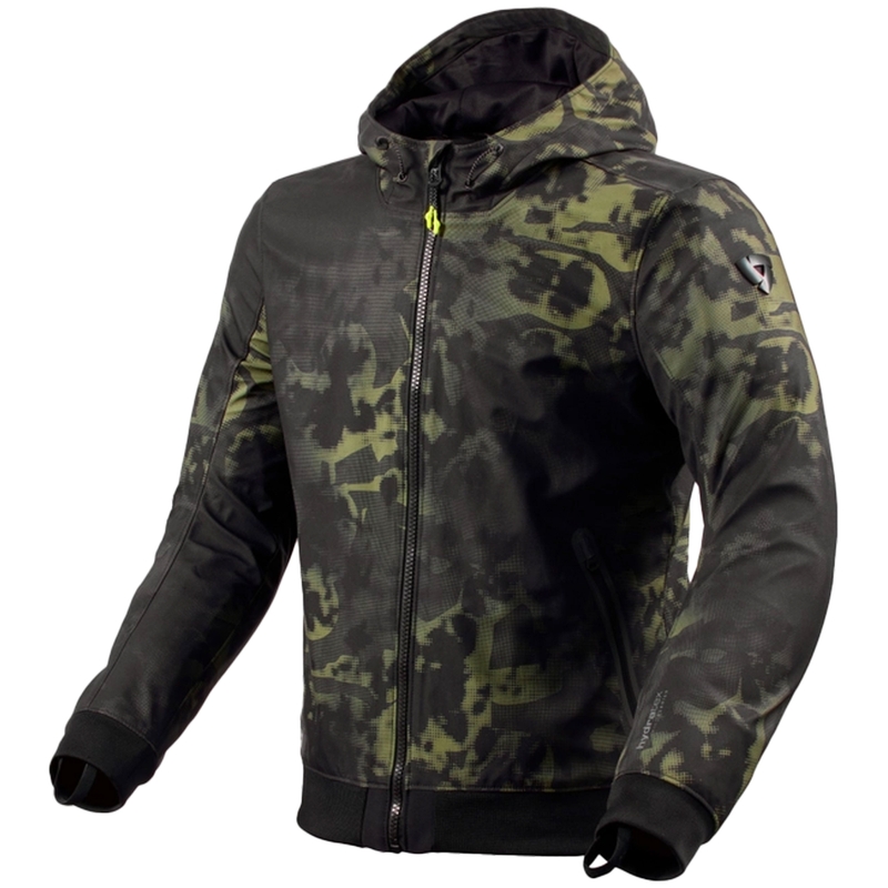 Revit Saros WB softshell kabát fekete-sötét zöld