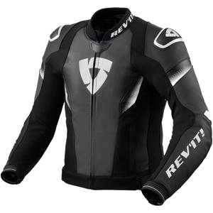 Revit Control motoros bőr dzseki fekete-fehér