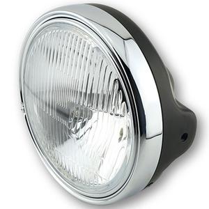 Highsider Smart LTD 7 fő fényszóró dombornyomott üveggel fényes fekete