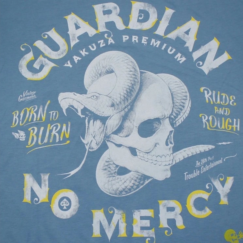 Yakuza Premium Guardian No Mercy póló kék