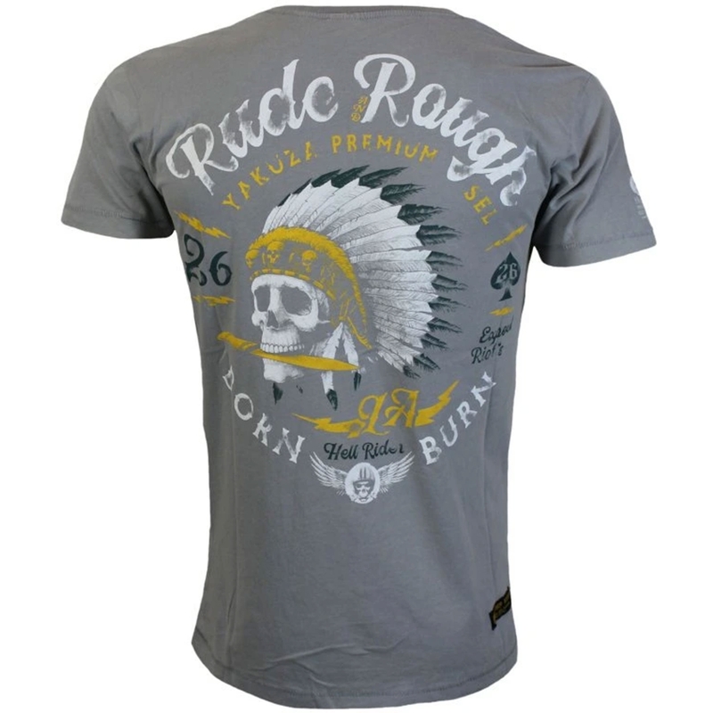 Yakuza Premium Rude and Rough - Los Angeles póló szürke