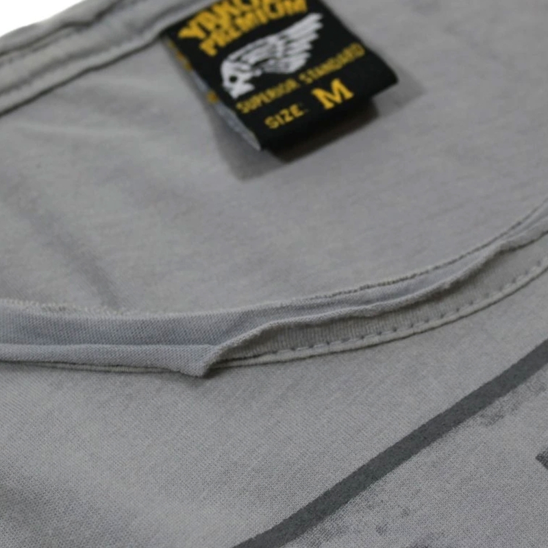 Yakuza Premium Rude and Rough Born to Burn - Los Angeles póló szürke