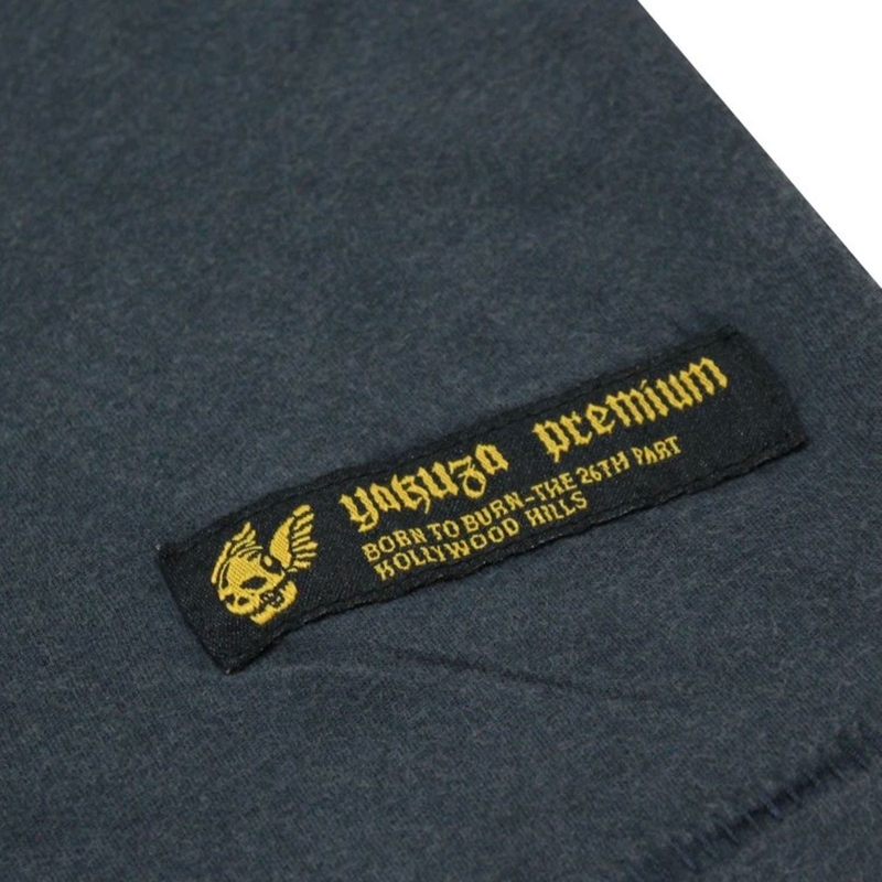 Yakuza Premium Rude and Rough Born to Burn - Los Angeles póló kék