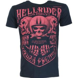 Yakuza Premium Hell Rider - Born to Burn póló sötétkék