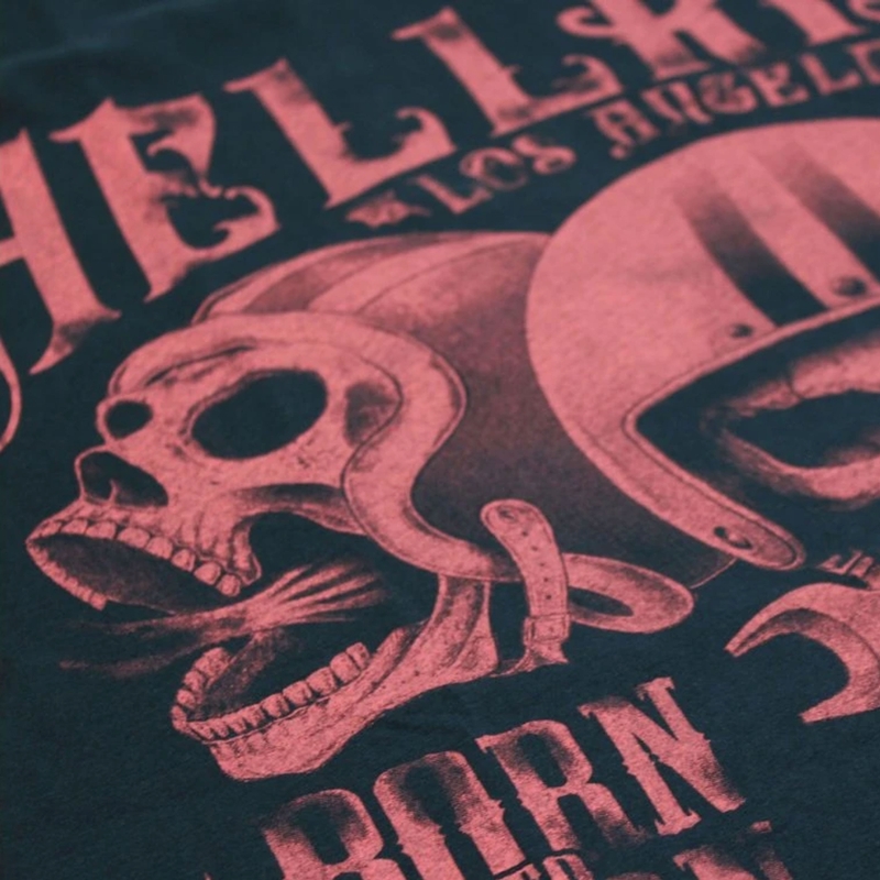 Yakuza Premium Hell Rider - Born to Burn póló sötétkék