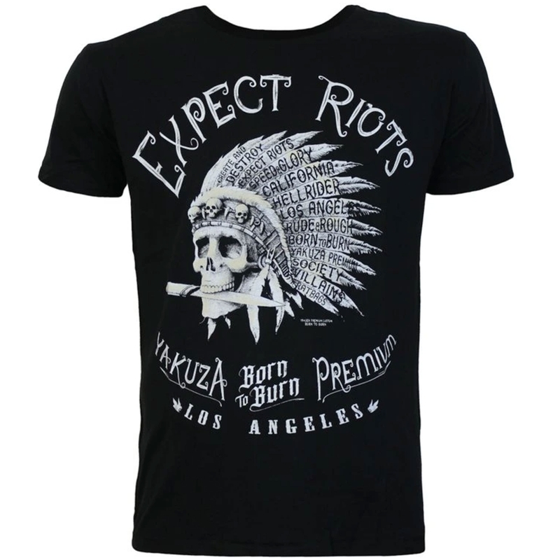 Yakuza Premium Expect Riots - Los Angeles póló fekete