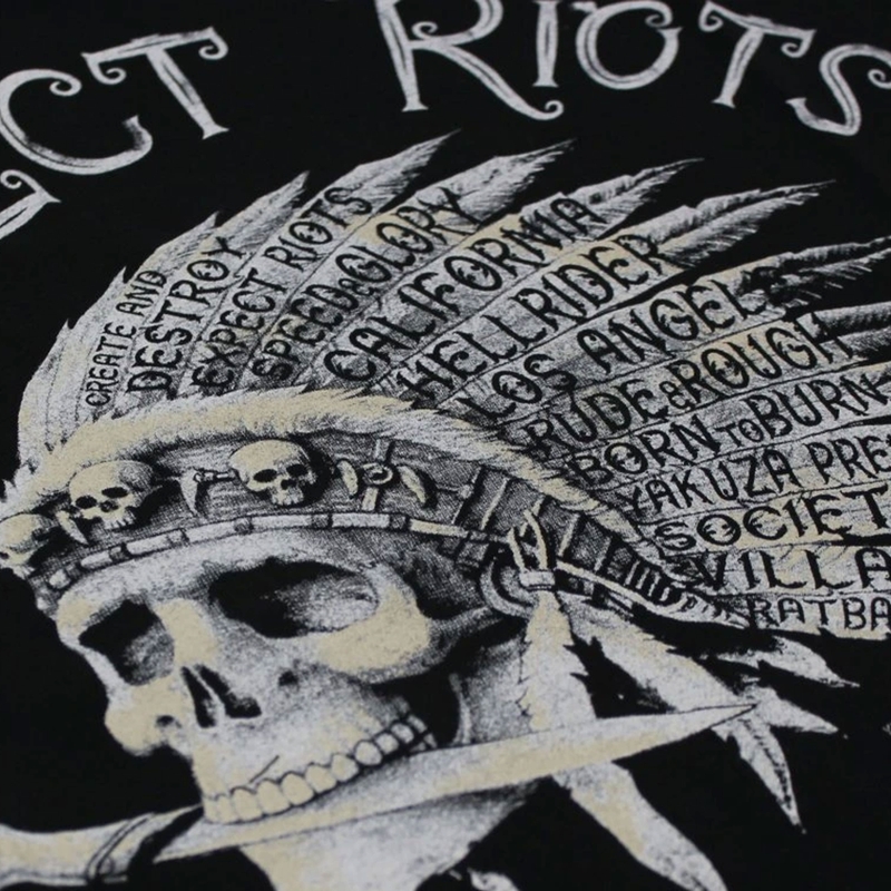 Yakuza Premium Expect Riots - Los Angeles póló fekete