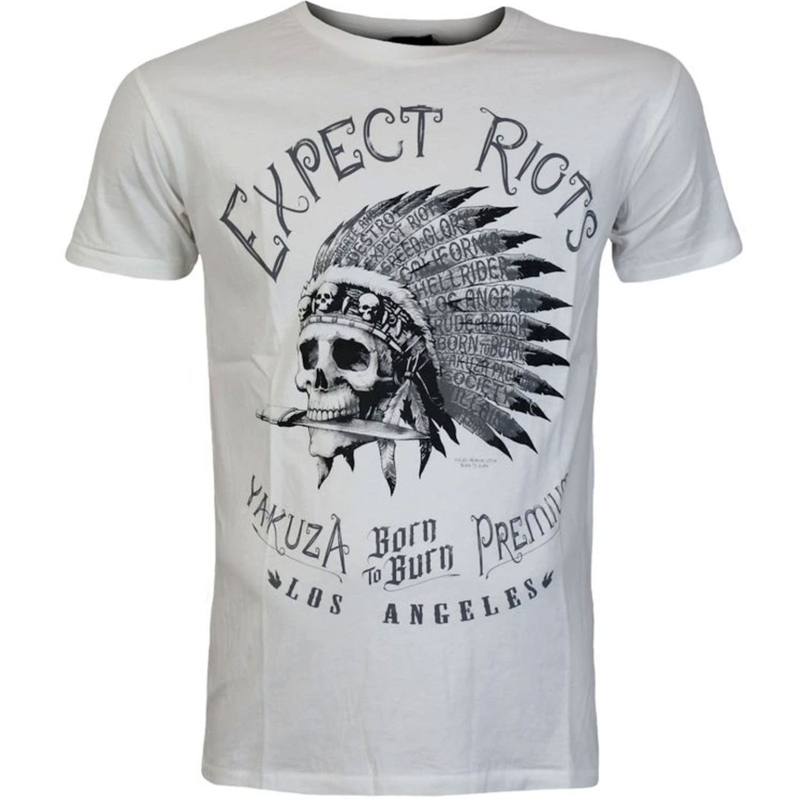 Yakuza Premium Expect Riots - Los Angeles póló fehér