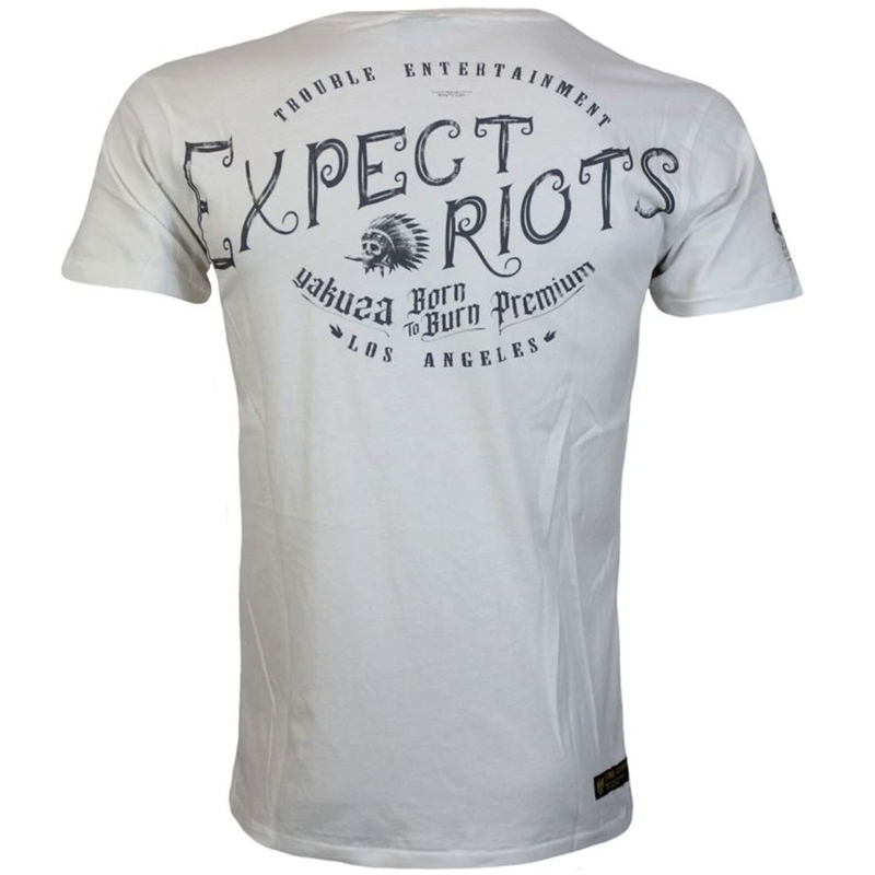 Yakuza Premium Expect Riots - Los Angeles póló fehér