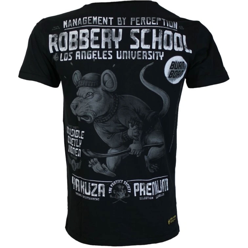 Yakuza Premium Robbery School - Los Angeles póló fekete